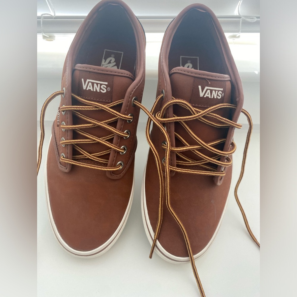 Vans Brown Leather Shoes Men’s 9.5